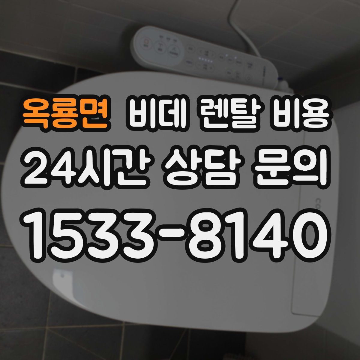옥룡면 비데 렌탈 비용
