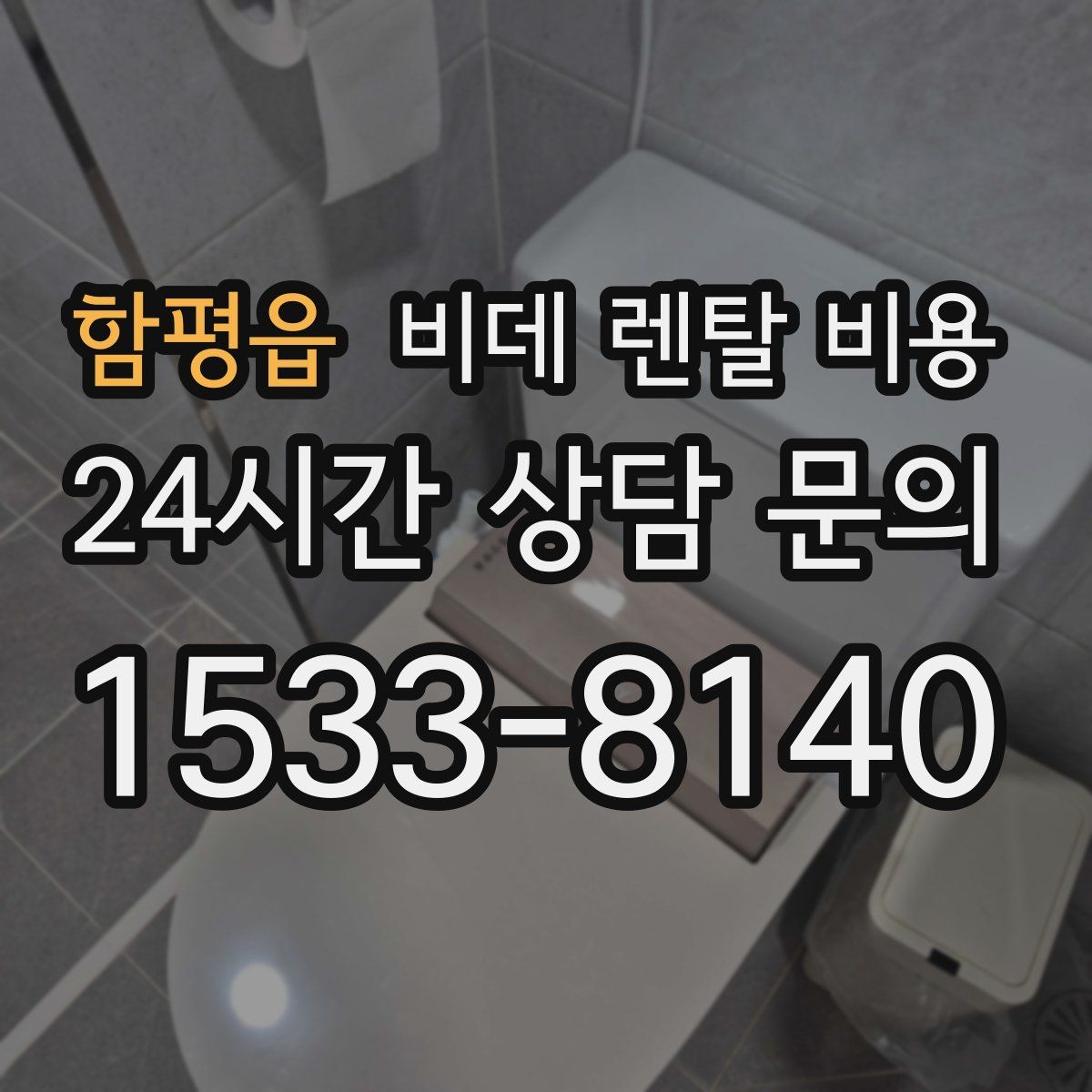 함평읍 비데 렌탈 비용