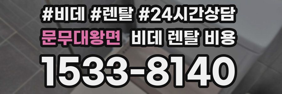 문무대왕면 비데 렌탈 비용