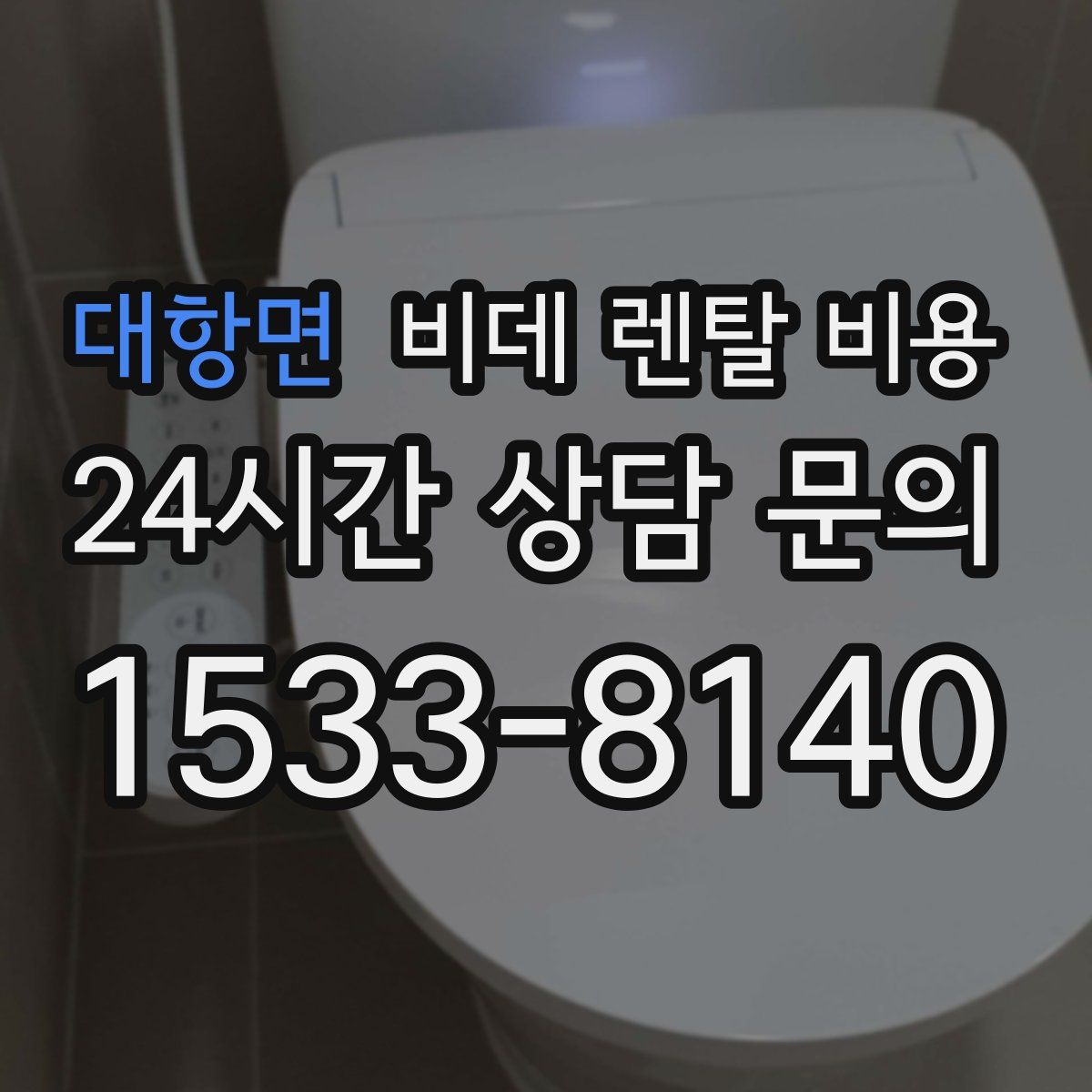 대항면 비데 렌탈 비용