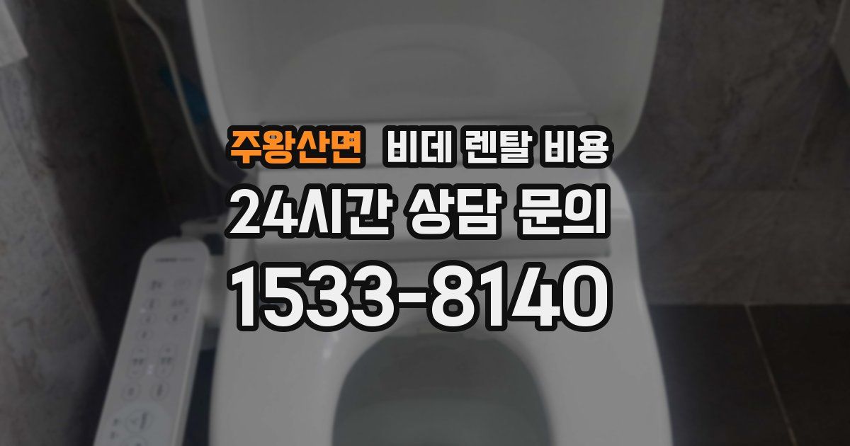 주왕산면 비데 렌탈 비용