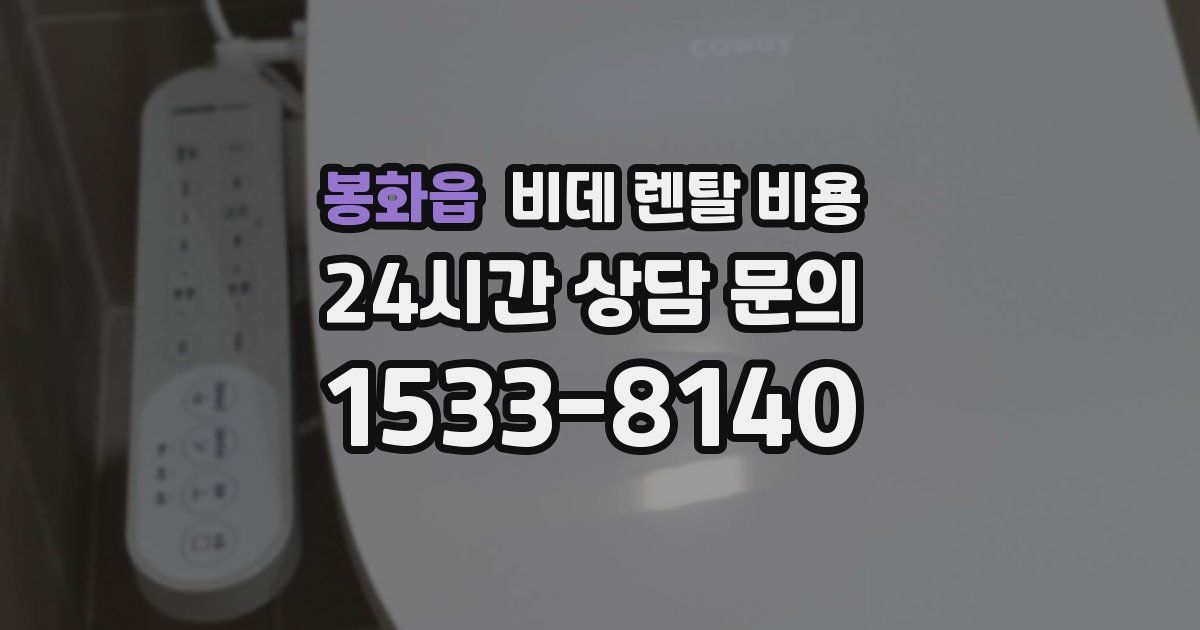 봉화읍 비데 렌탈 비용