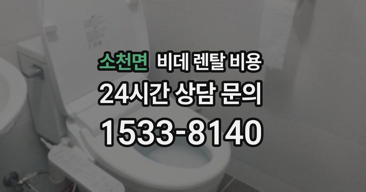 소천면 비데 렌탈 비용