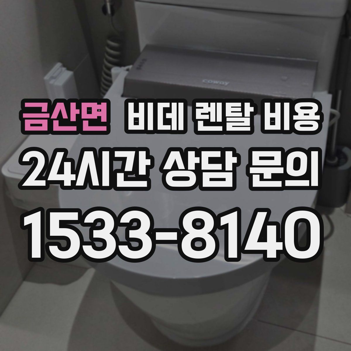 금산면 비데 렌탈 비용