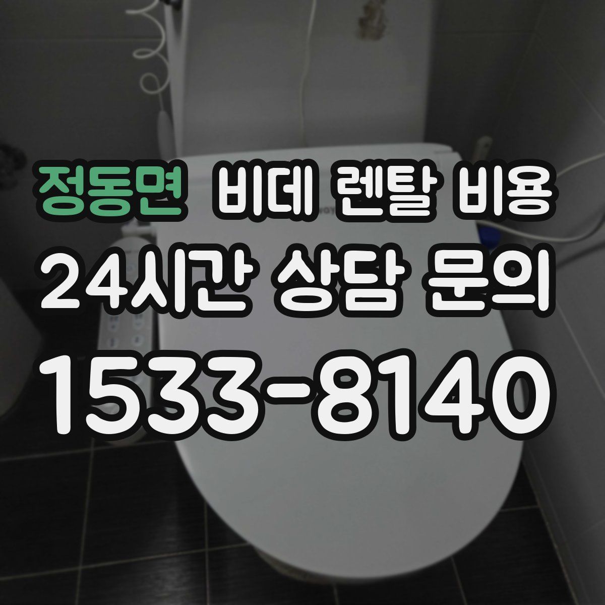 정동면 비데 렌탈 비용