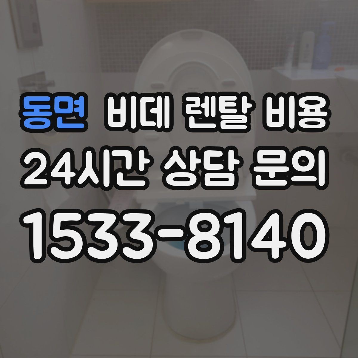 동면 비데 렌탈 비용 가정용으로 맞는 모델 고르는 기준