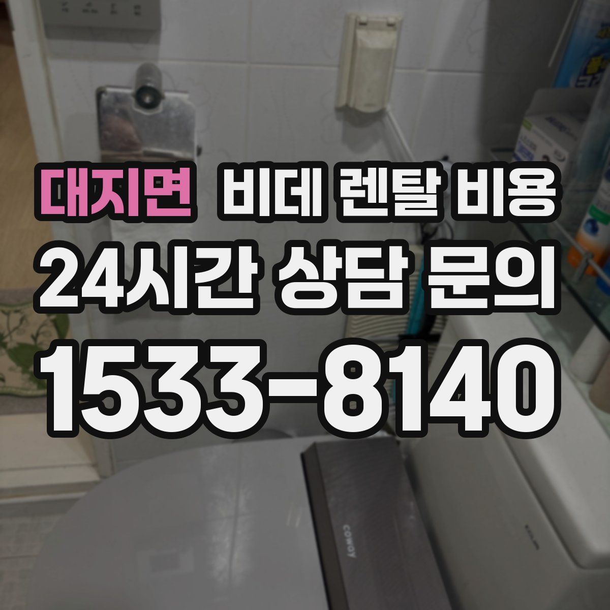 대지면 비데 렌탈 비용
