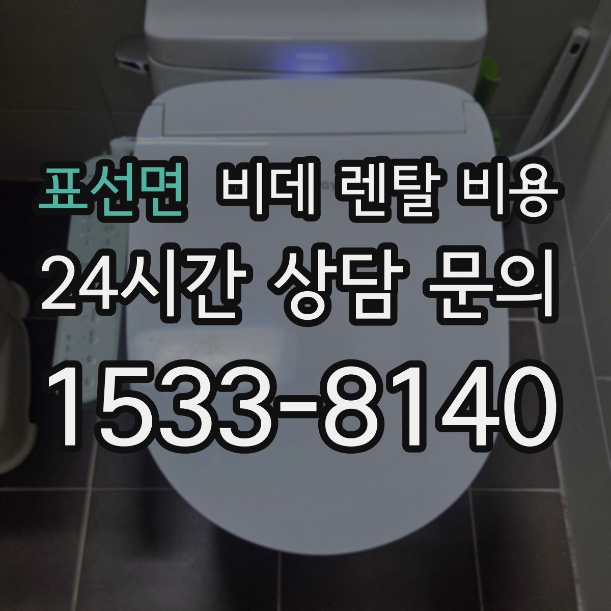 표선면 비데 렌탈 비용
