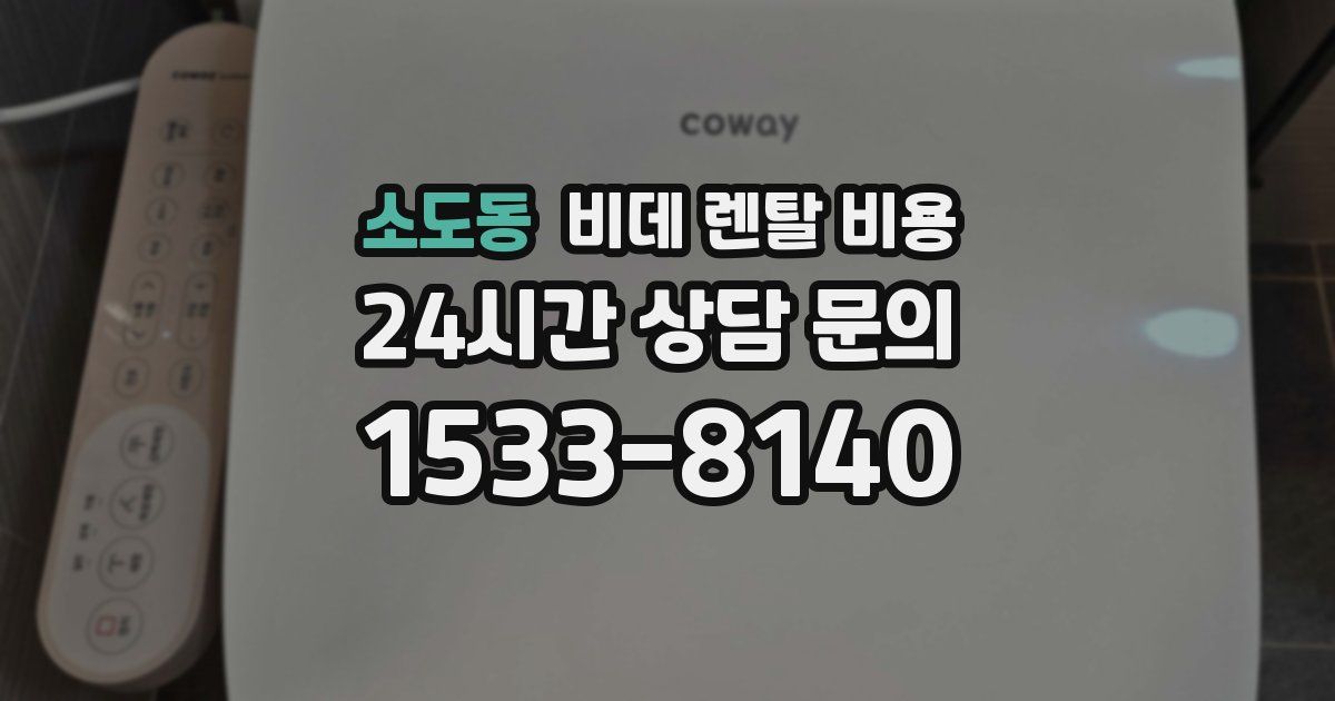 소도동 비데 렌탈 비용