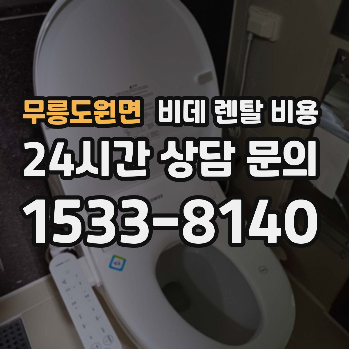 무릉도원면 비데 렌탈 비용