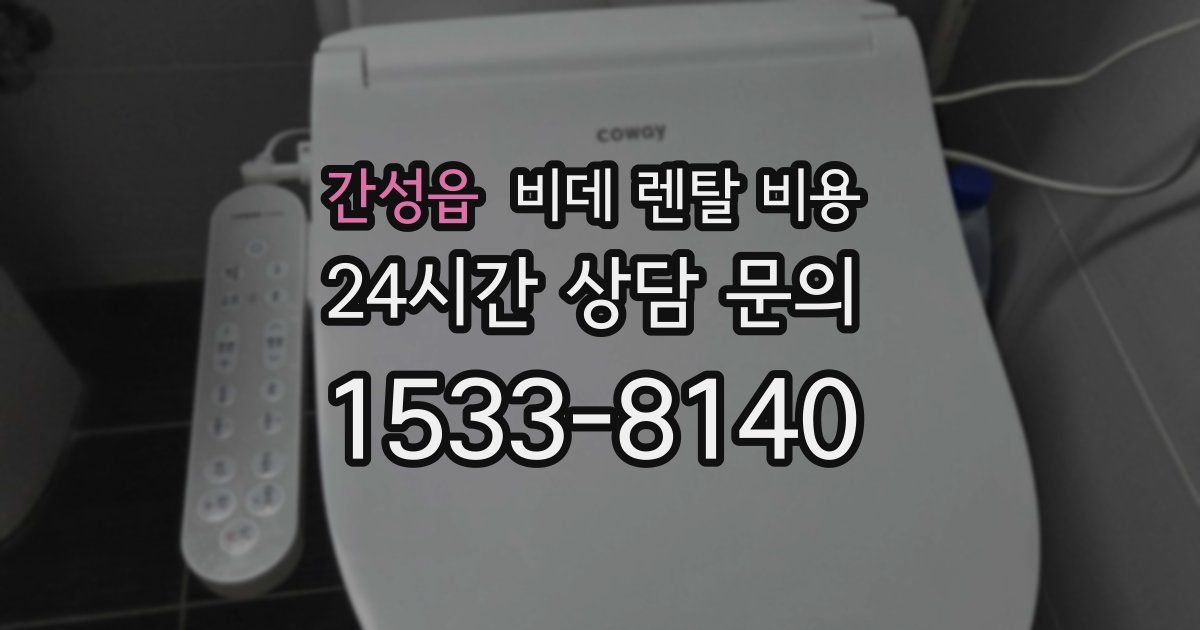 간성읍 비데 렌탈 비용