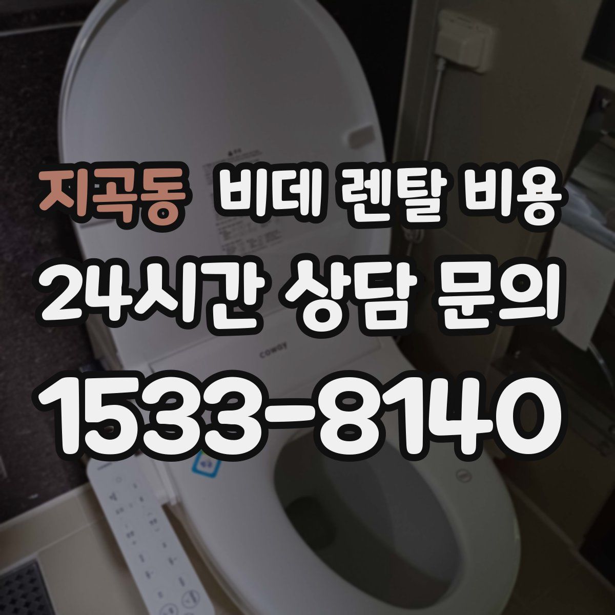 지곡동 비데 렌탈 비용