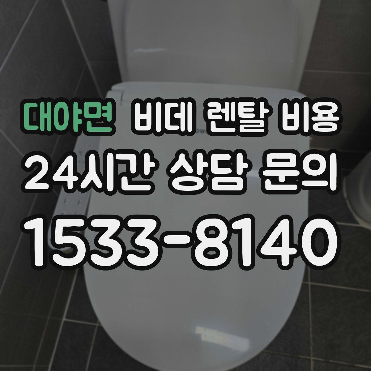 대야면 비데 렌탈 비용