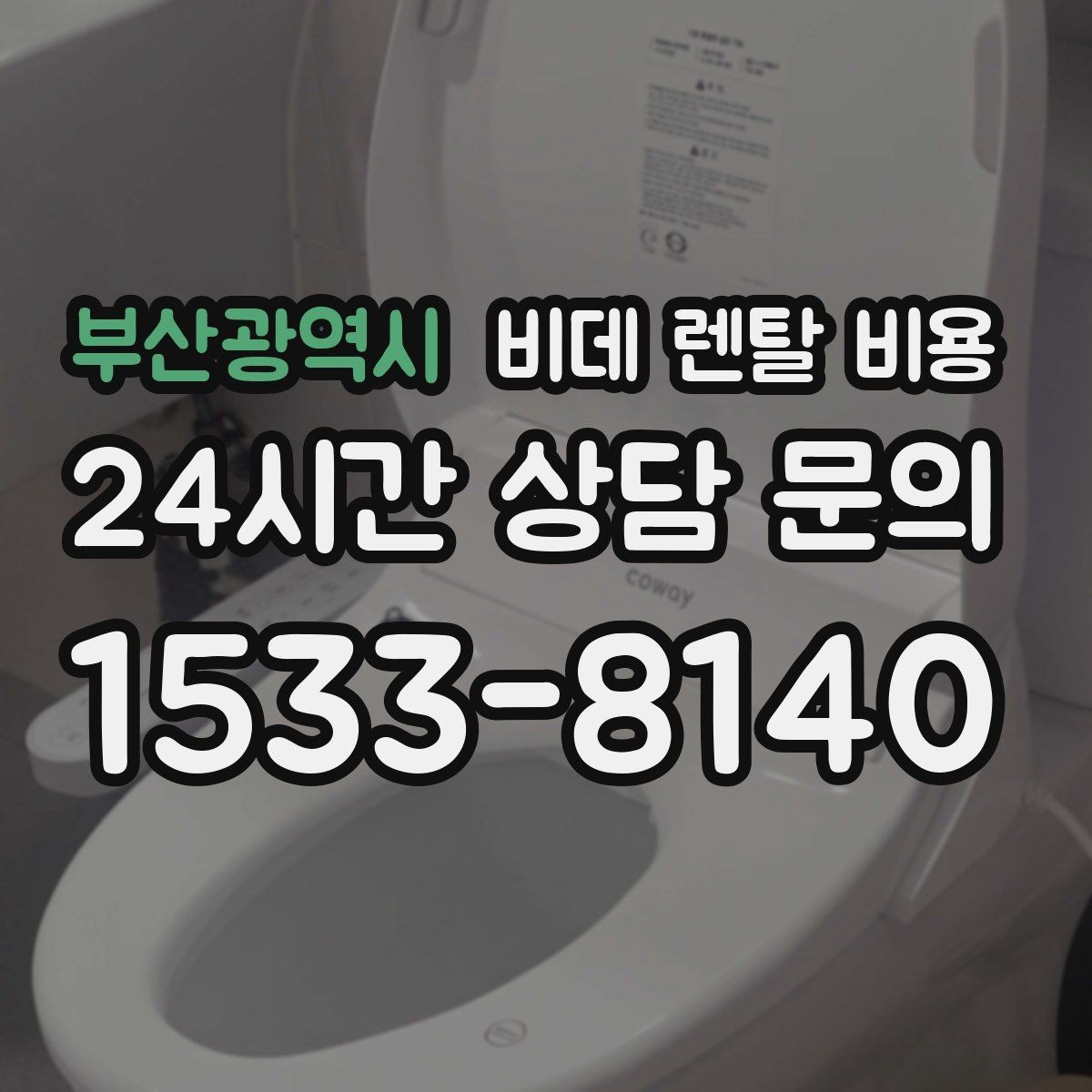 부산광역시 비데 렌탈 비용 사용 환경에 맞는 기능 조합 고르기