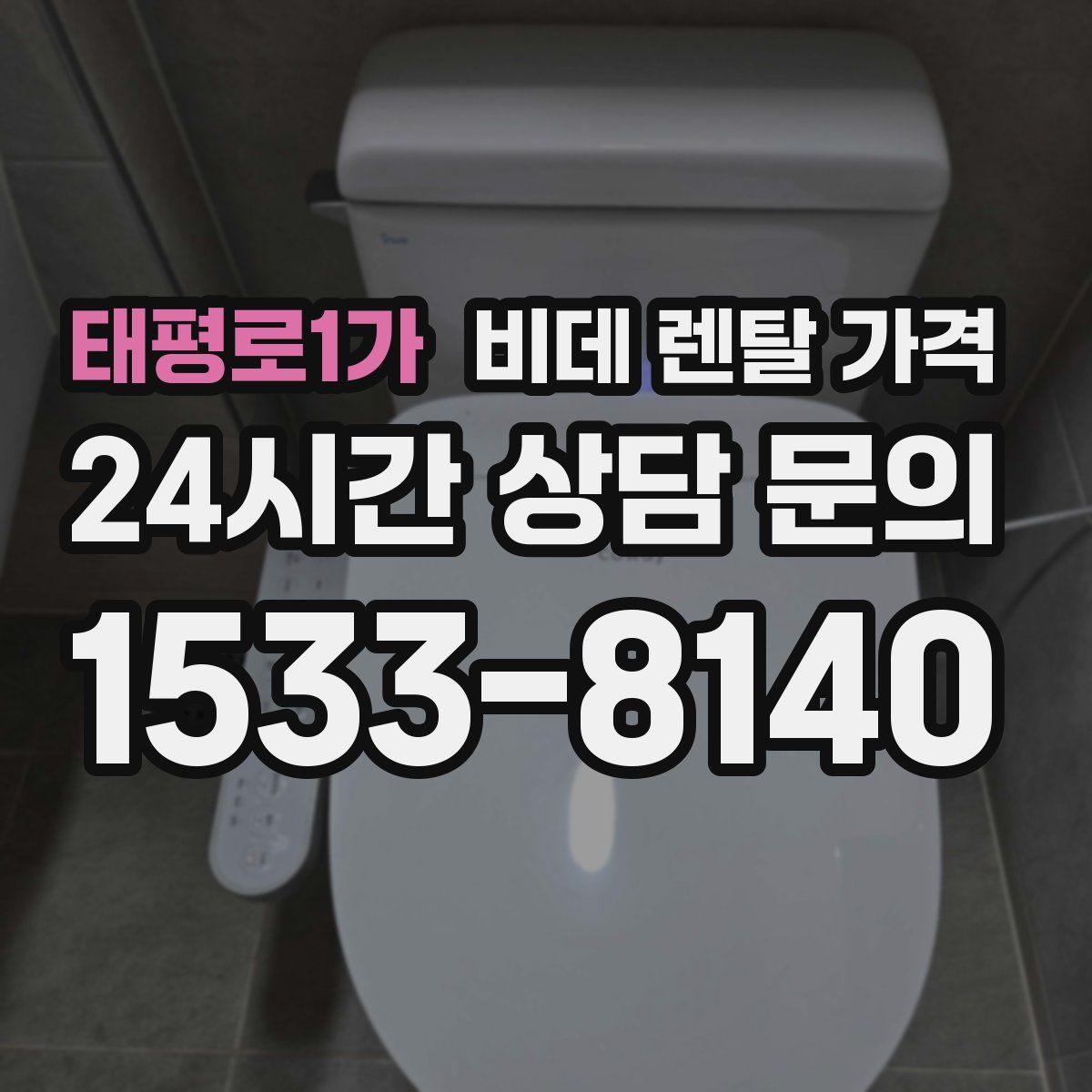 태평로1가 비데 렌탈 가격