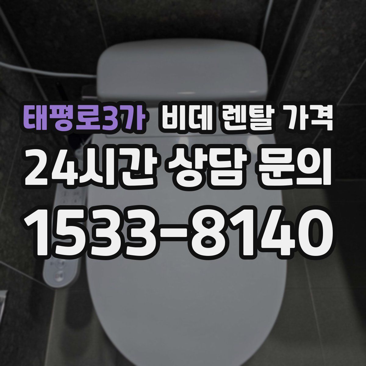 태평로3가 비데 렌탈 가격