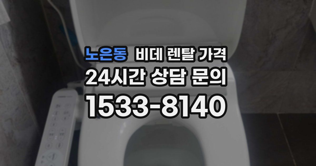 노은동 비데 렌탈 가격