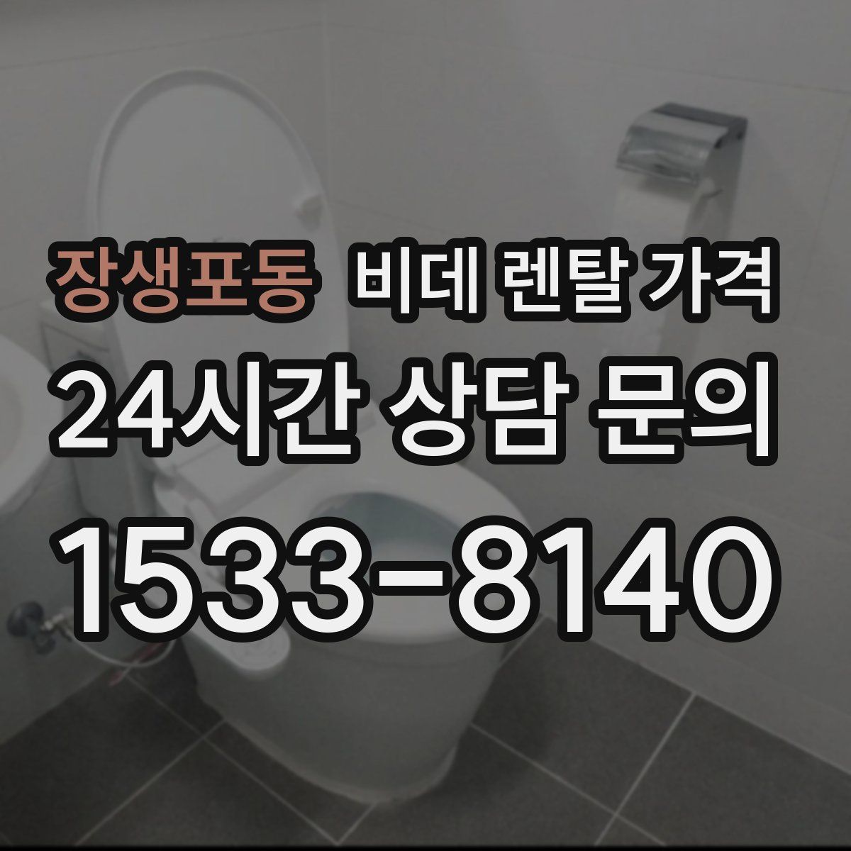 장생포동 비데 렌탈 가격
