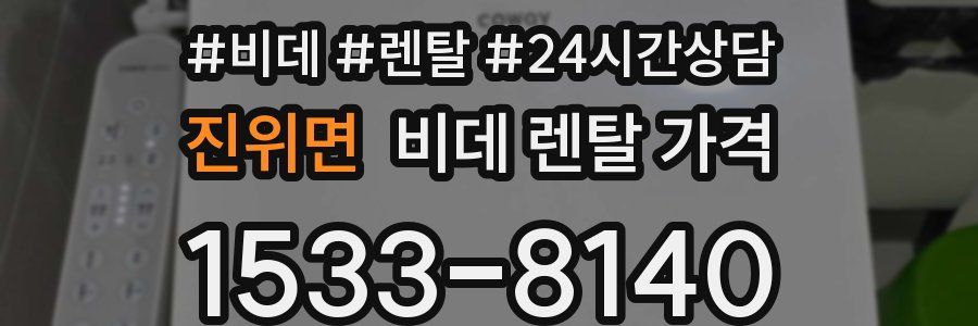 진위면 비데 렌탈 가격