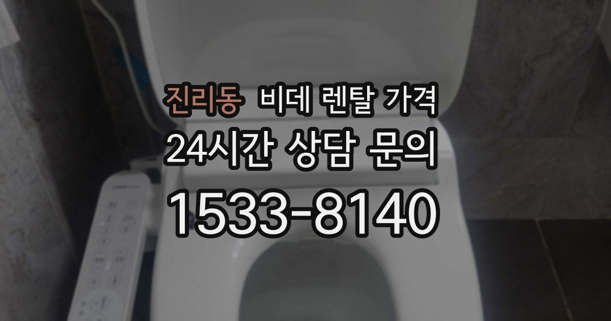 진리동 비데 렌탈 가격