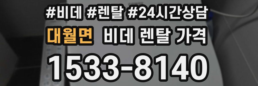 대월면 비데 렌탈 가격