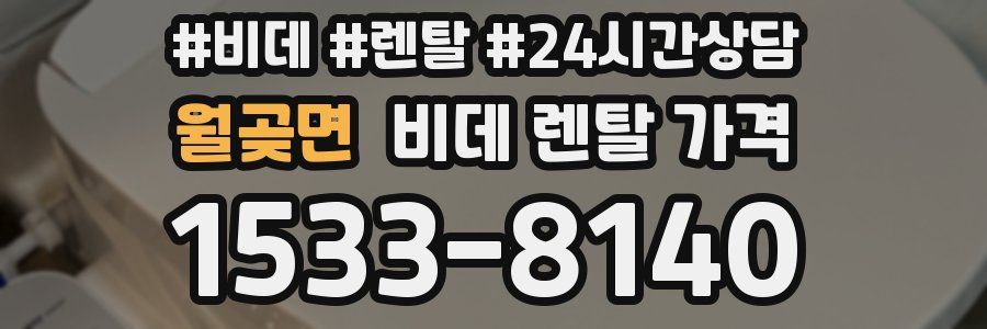 월곶면 비데 렌탈 가격