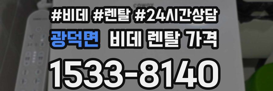 광덕면 비데 렌탈 가격