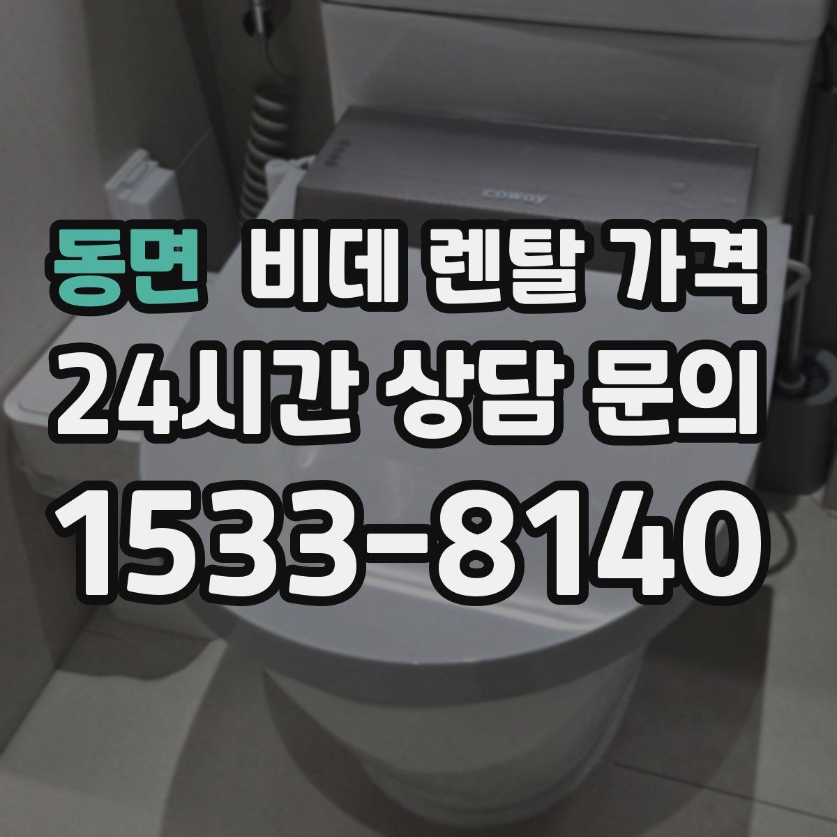 동면 비데 렌탈 가격