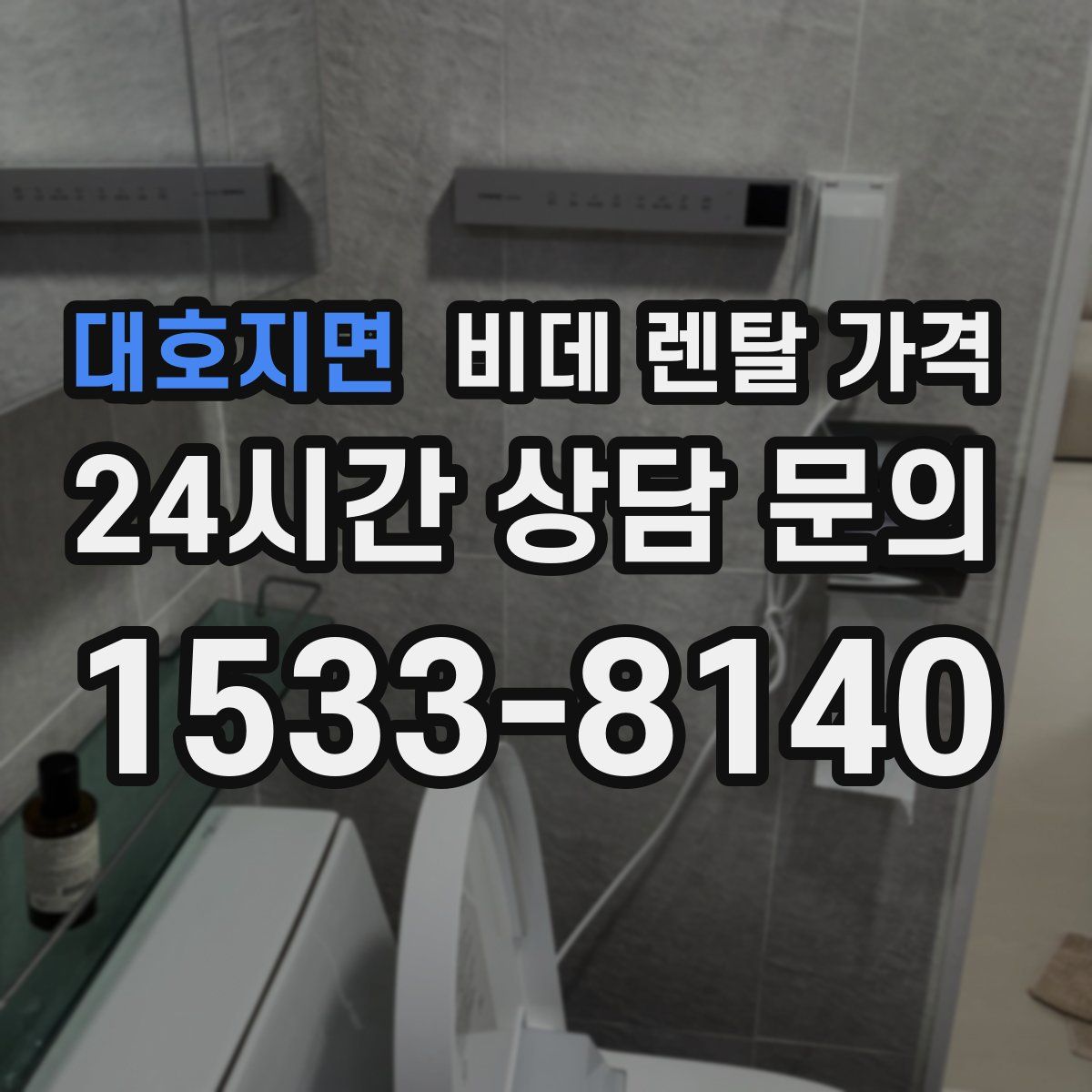 대호지면 비데 렌탈 가격