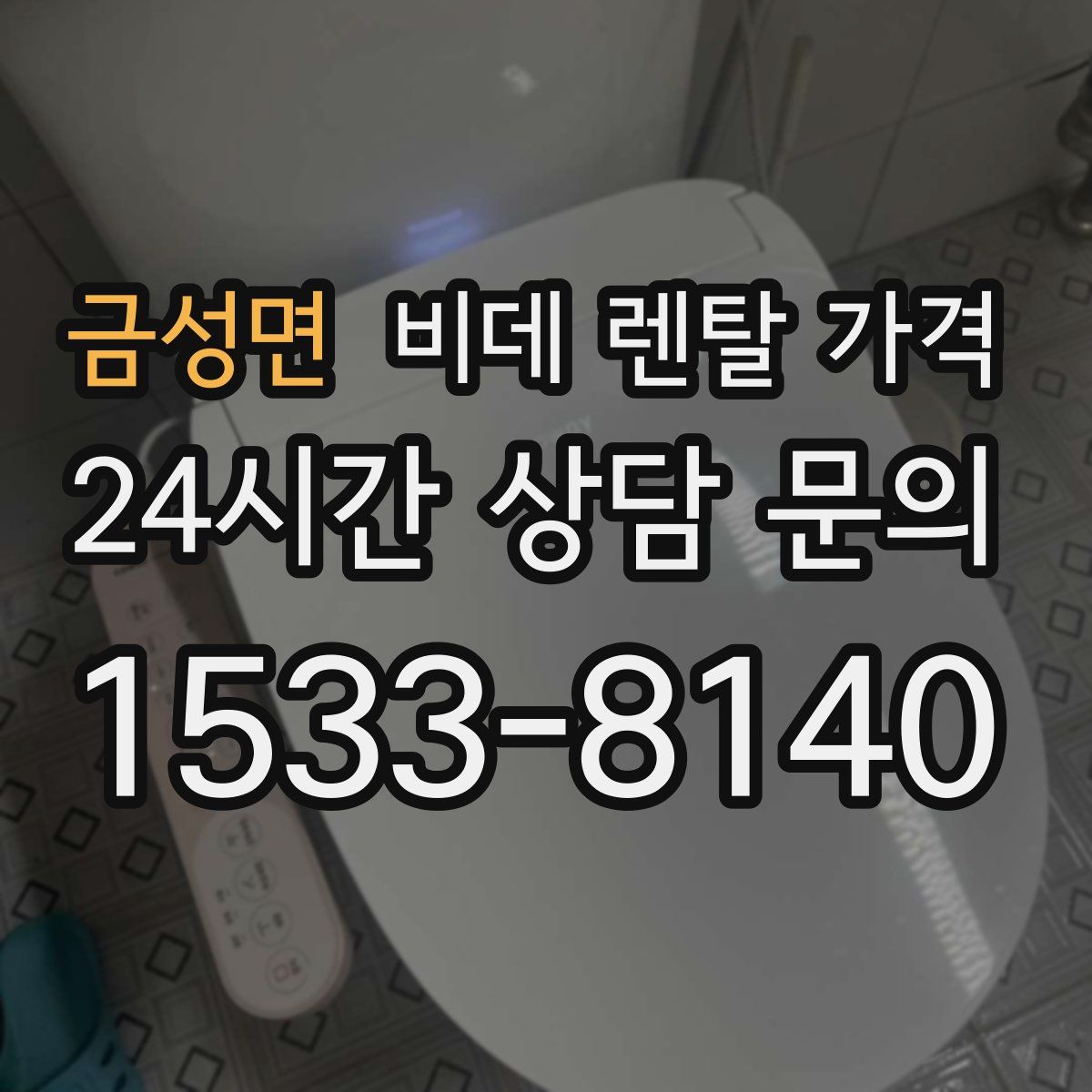 금성면 비데 렌탈 가격