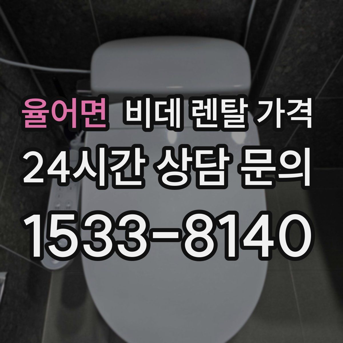 율어면 비데 렌탈 가격