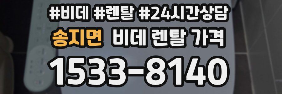 송지면 비데 렌탈 가격