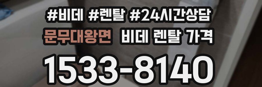 문무대왕면 비데 렌탈 가격