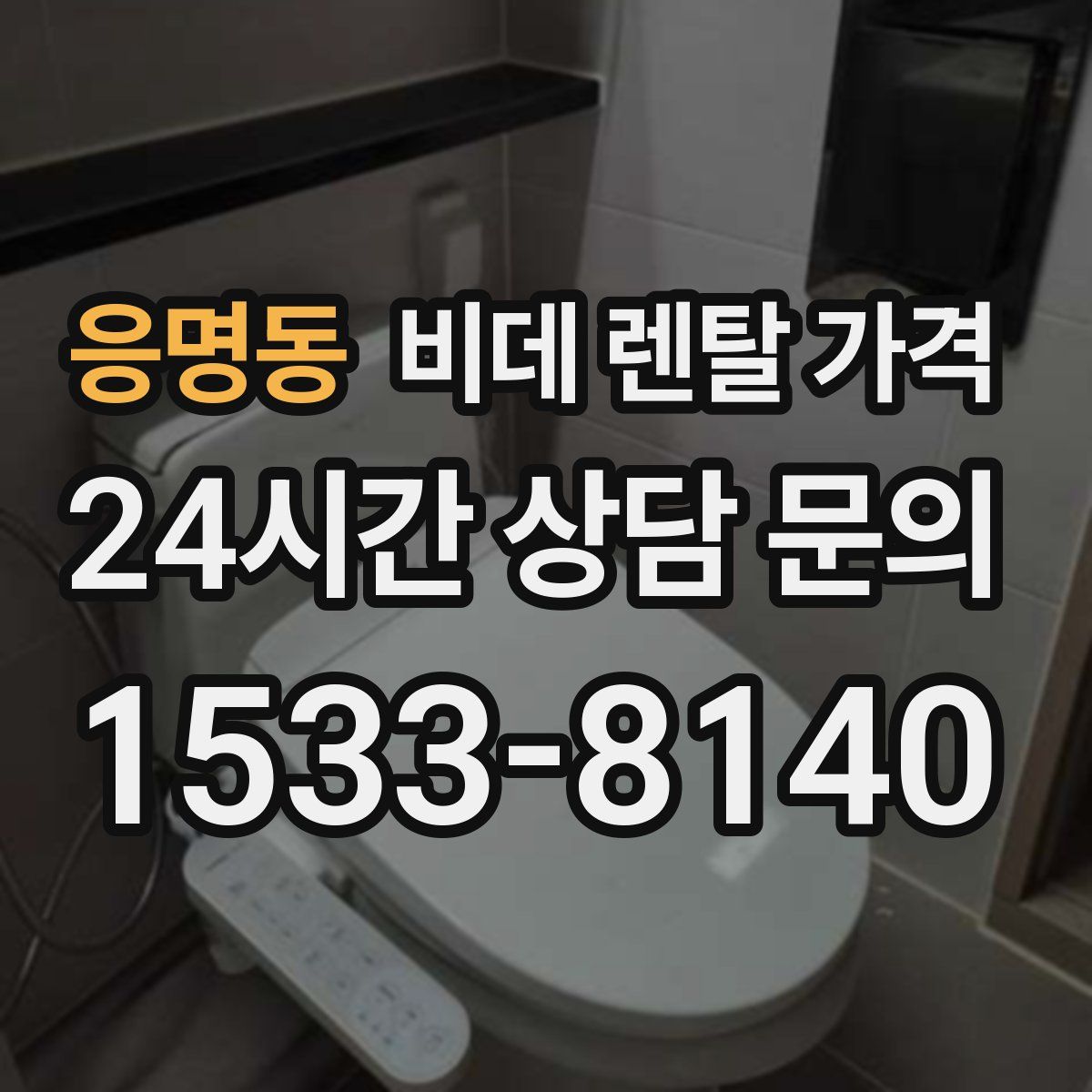응명동 비데 렌탈 가격