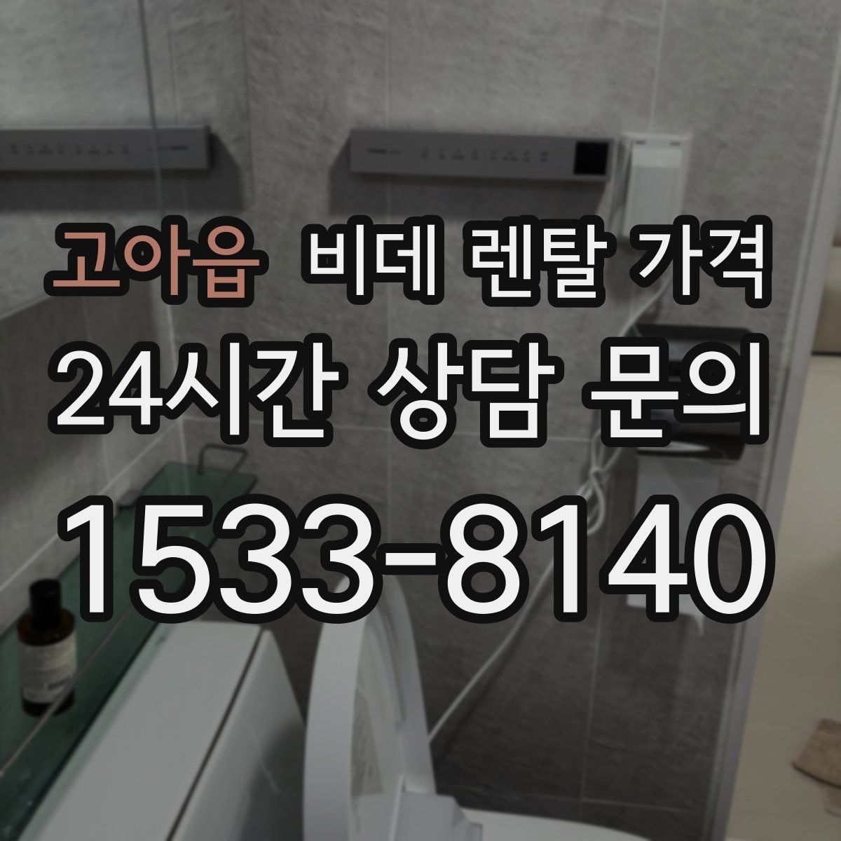 고아읍 비데 렌탈 가격