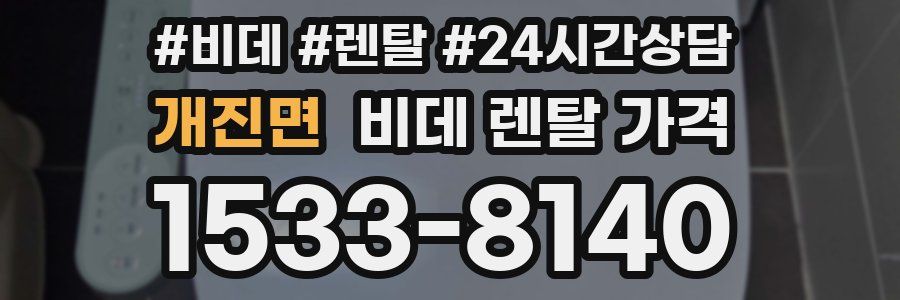 개진면 비데 렌탈 가격