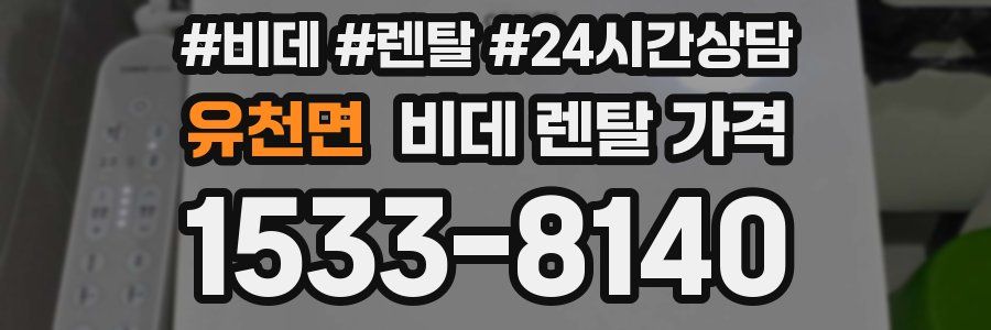 유천면 비데 렌탈 가격