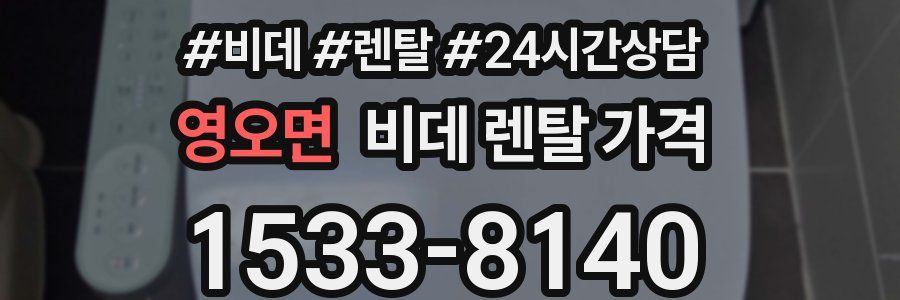 영오면 비데 렌탈 가격