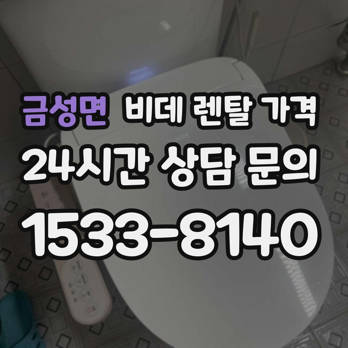 금성면 비데 렌탈 가격