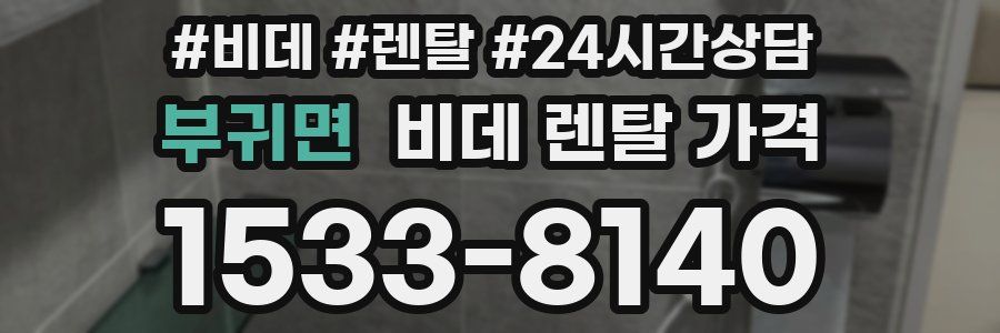 부귀면 비데 렌탈 가격
