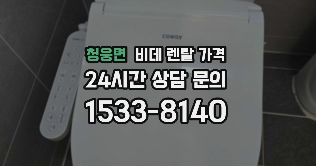 청웅면 비데 렌탈 가격
