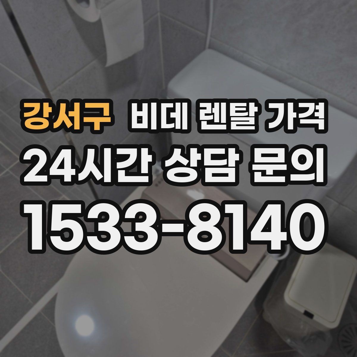 강서구 비데 렌탈 가격 지역 설치 일정이 중요한 경우 체크할 점
