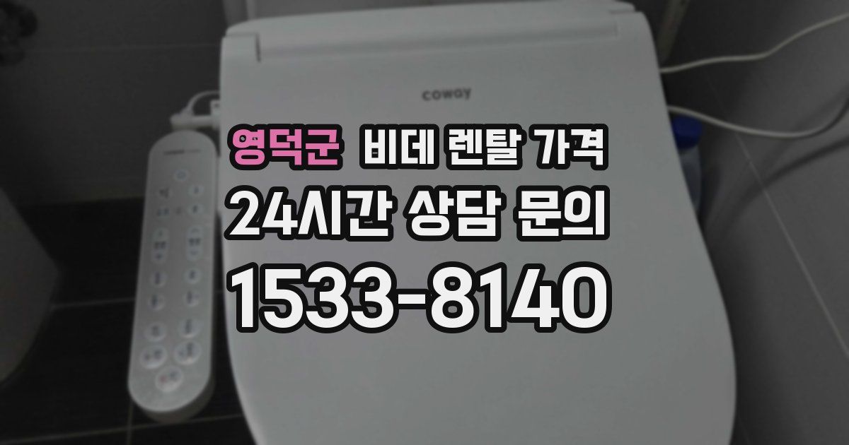 영덕군 비데 렌탈 가격