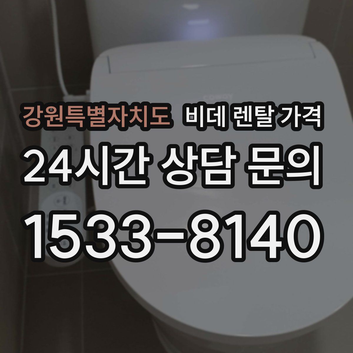 강원특별자치도 비데 렌탈 가격