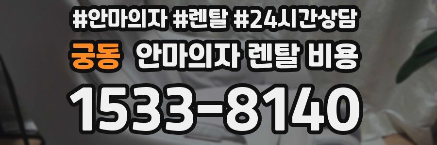 궁동 안마의자 렌탈 비용