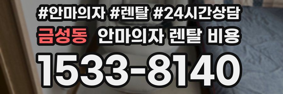 금성동 안마의자 렌탈 비용