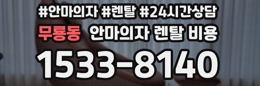 무룡동 안마의자 렌탈 비용