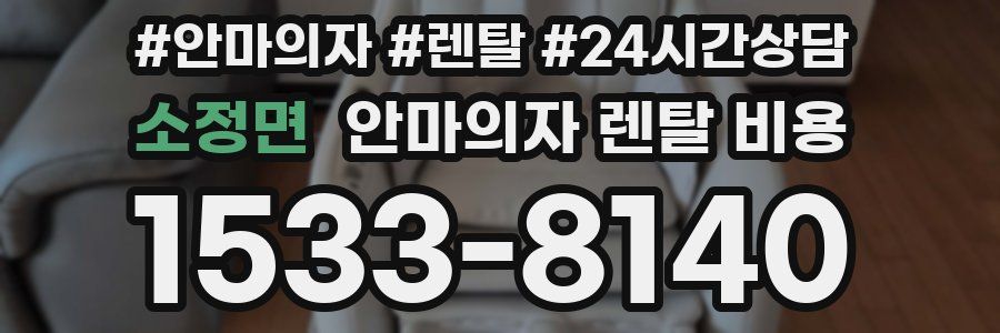 소정면 안마의자 렌탈 비용