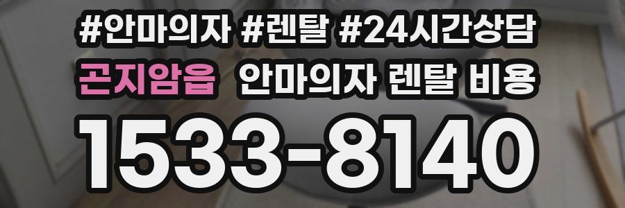 곤지암읍 안마의자 렌탈 비용