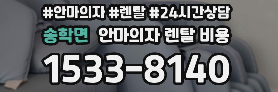 송학면 안마의자 렌탈 비용